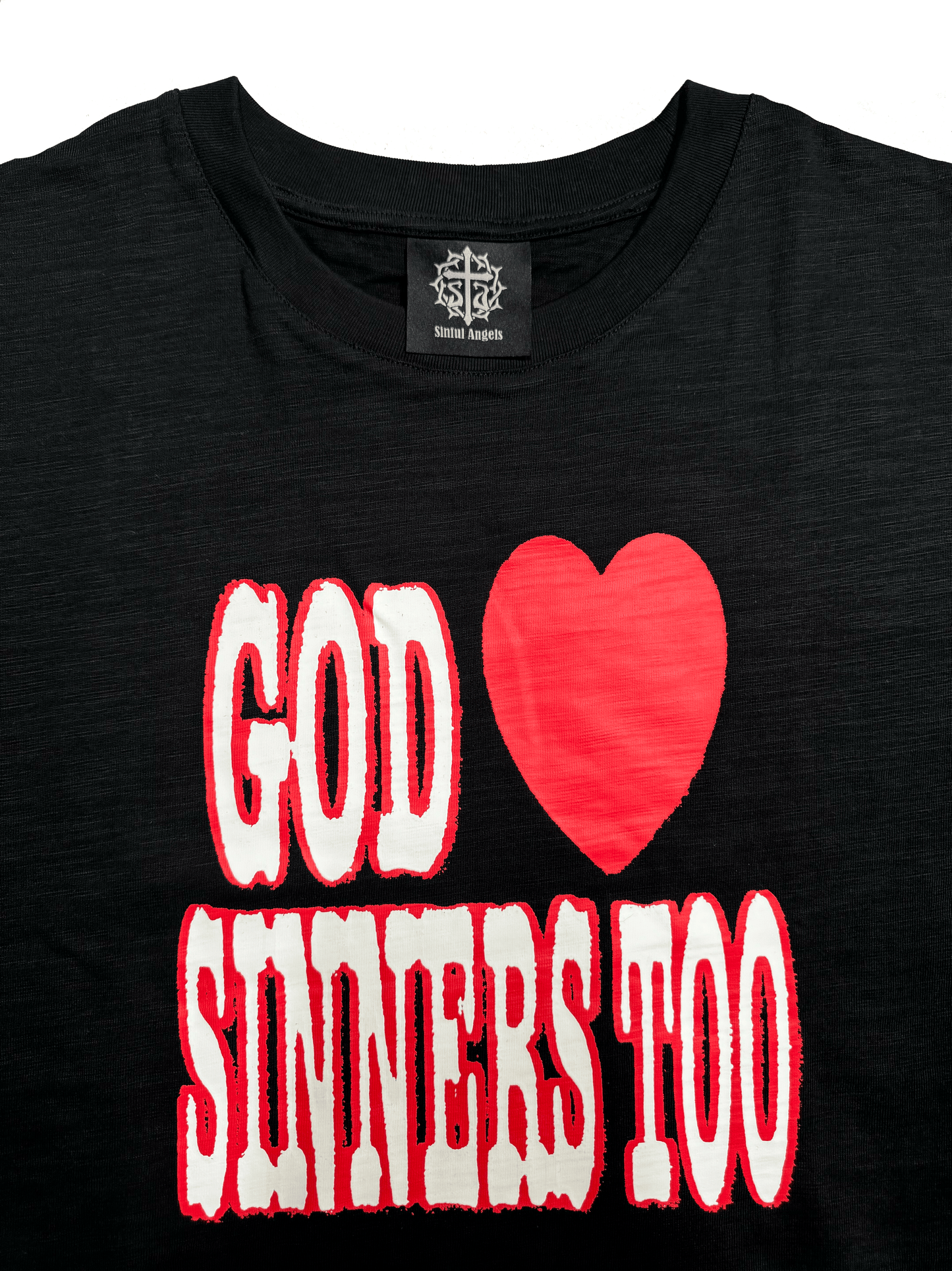 GOD <3 SINNERS TOO TEE